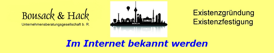 Im Internet bekannt werden
