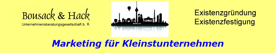 Marketing f�r Kleinstunternehmen