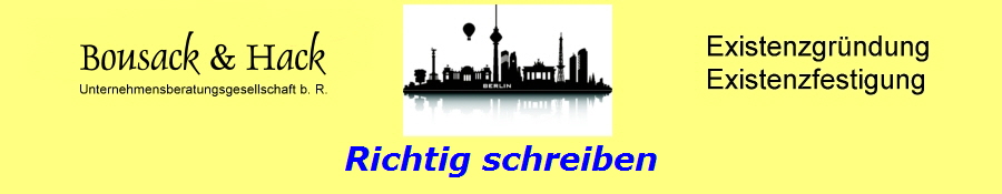 Richtig schreiben