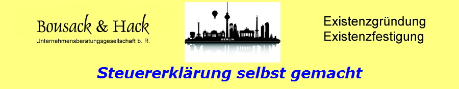 Steuererkl�rung selbst gemacht